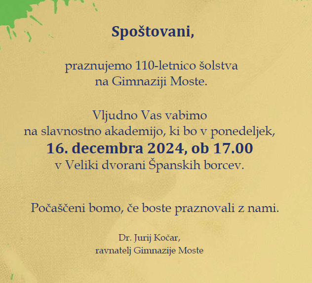vabilo splet